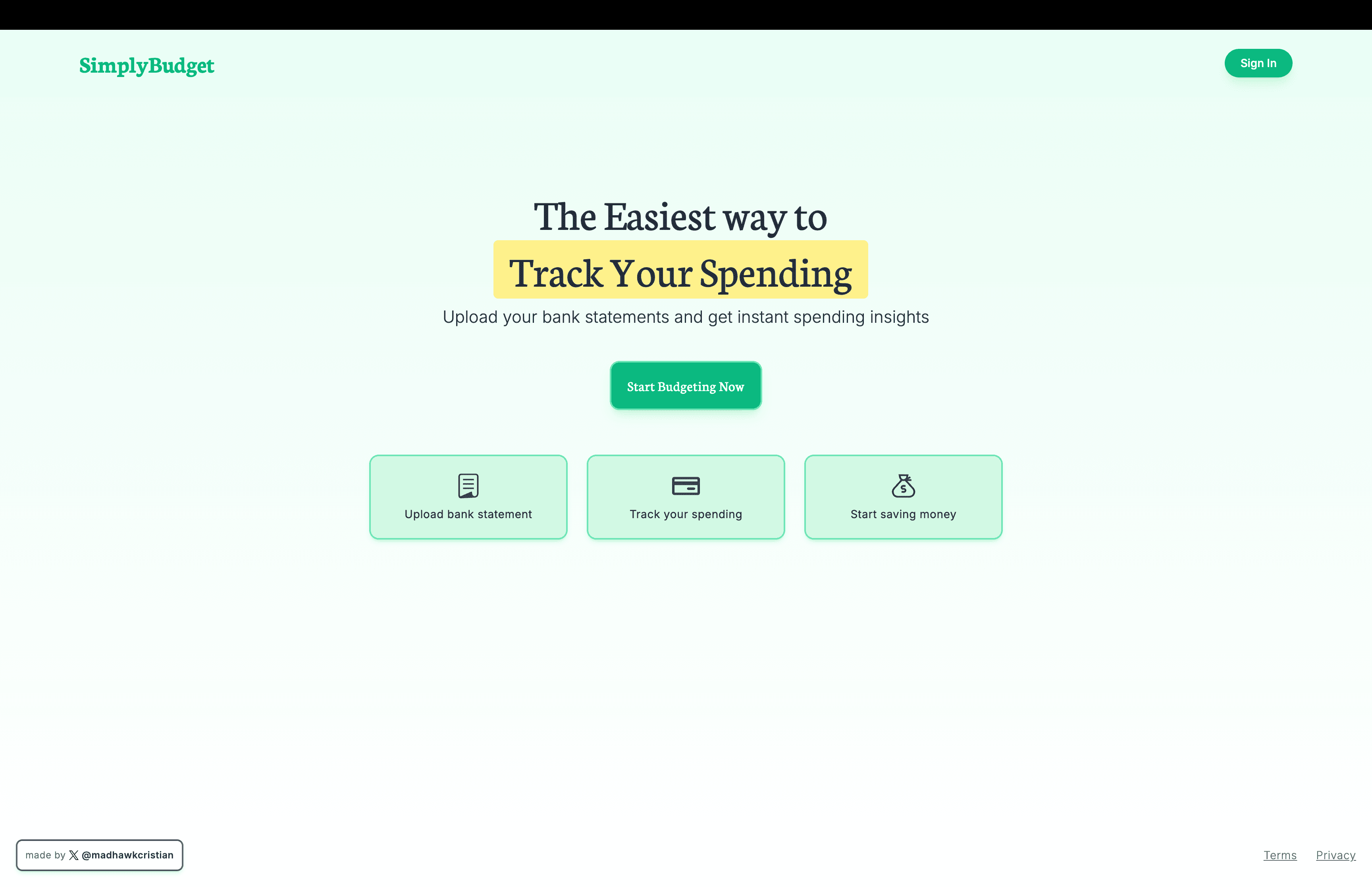 SimplyBudget screenshot